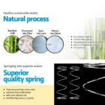 Giselle Bedding 34cm Mattress Bamboo Cover King - Image 8