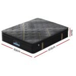 35cm Giselle Mattress Queen Bed Bamboo Pocket Firm Foam - Image 3