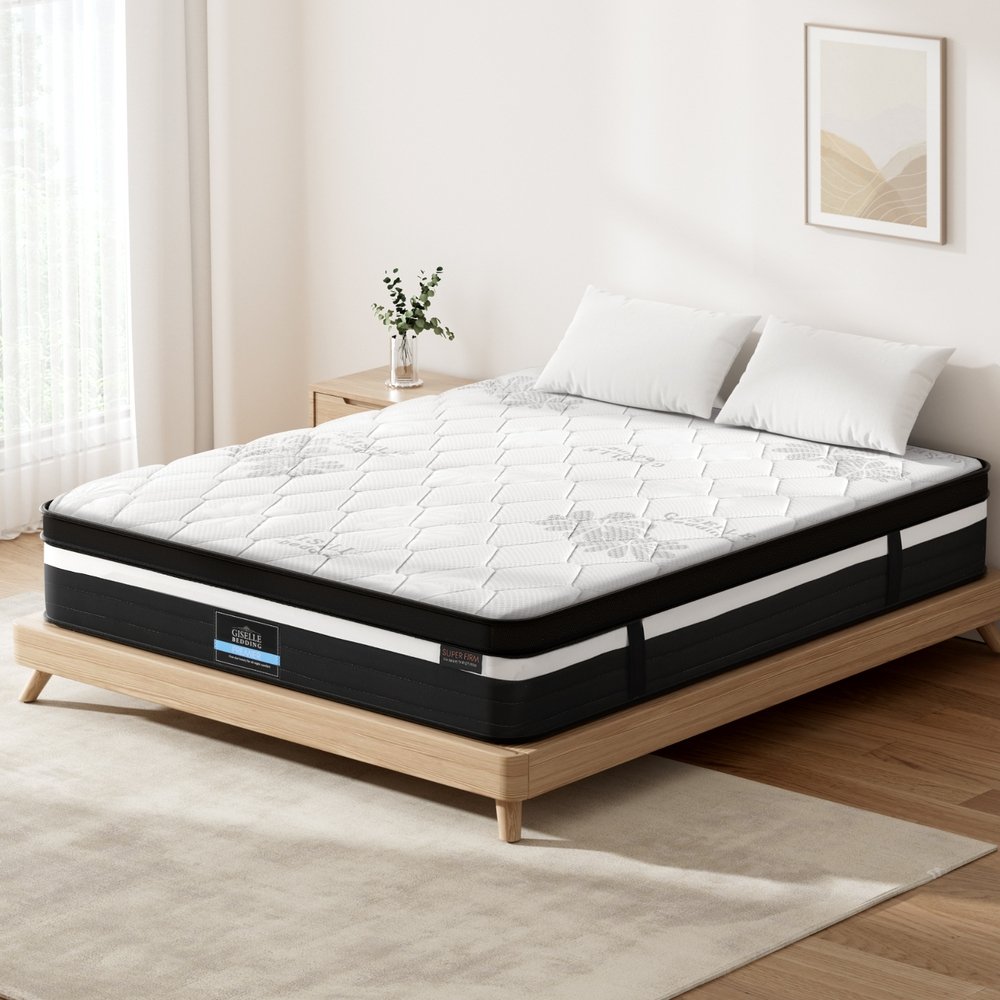 MATTRESS-FIRM028-D-202512041510-00.jpg Giselle Bedding 28cm Mattress Super Firm Double - Image 1