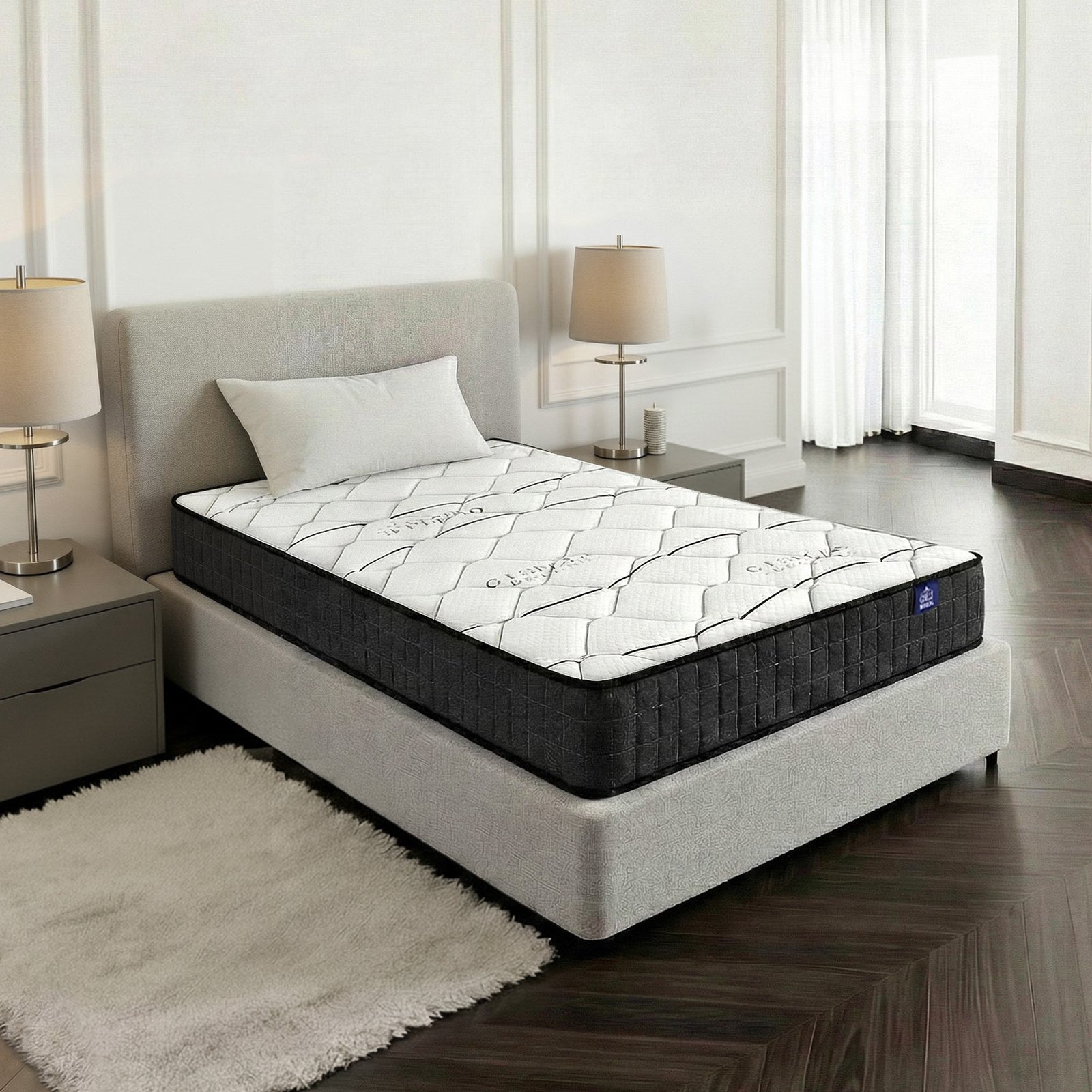 MATTRESS-GLAY-KS-202601071808-00.jpg Giselle Bedding 16cm Mattress Medium Firm King Single - Image 1