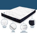 Giselle Bedding 16cm Mattress Medium Firm Queen - Image 5