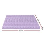 Giselle 8cm Memory Foam Mattress Topper Lavender Infused Bamboo Cover 7-Zone Double - Image 2
