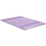 Giselle 8cm Memory Foam Mattress Topper Lavender Infused Bamboo Cover 7-Zone Queen