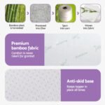 Giselle 8cm Memory Foam Mattress Topper Lavender Infused Bamboo Cover 7-Zone Queen - Image 6