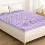 Giselle 8cm Memory Foam Mattress Topper Lavender Infused Bamboo Cover 7-Zone Queen - Image 7