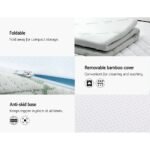 Giselle Bedding Memory Foam Mattress Topper Cool Gel 5cm Queen - Image 5