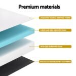 13cm Giselle Baby Cot Mattress Gel Foam - Image 4
