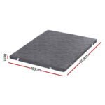 Giselle 8cm Memory Foam Mattress Topper Gel Dual Layer Foam Bamboo Queen - Image 2