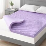 Giselle 5cm Memory Foam Mattress Topper Lavender Infused Egg Crate Pad Mat Queen - Image 7