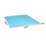 Giselle 8cm Memory Foam Mattress Topper Gel Egg Crate Foam Bamboo Queen - Image 2