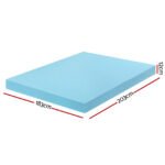 Giselle 12cm Memory Foam Mattress Topper Ventilated Cool Gel Bamboo Cover King - Image 2
