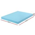 Giselle 12cm Memory Foam Mattress Topper Ventilated Cool Gel Bamboo Cover Queen - Image 2