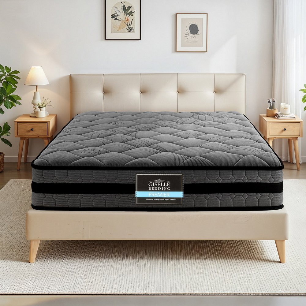 MATTRESS-TT22-S-202510312100-00.jpg Giselle Bedding 22cm Mattress Medium Firm Single - Image 1
