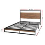 Artiss Bed Frame Metal Bed Frame DANE - King Single - Image 3