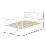 Artiss Bed Frame Double Size Metal Bed Frame GROA - Image 2