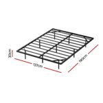 Artiss Double Bed Frame,Floating Metal Bed Frame with Smart LED Lights - Sturdy Metal Platform Bed Base, Silent Design, Tool-Free Assembly, 300KG Capacity for Home/Hotel/Master Bedroom​ - Image 2