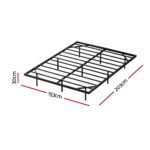 Artiss Queen Bed Frame,Floating Metal Bed Frame with Smart LED Lights - Sturdy Metal Platform Bed Base, Silent Design, Tool-Free Assembly, 300KG Capacity for Home/Hotel/Master Bedroom? - Image 2