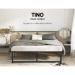 Artiss Bed Frame Double Size Metal Bed Frame TINO - Image 4