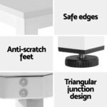 Artiss Computer Desk Home Office Study Table White 120CM - Image 6