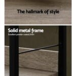 Artiss Bookshelf 4 Tiers - NOE Black and Oak - Image 8