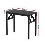 Artiss Computer Desk Foldable Balck 80CM - Image 2