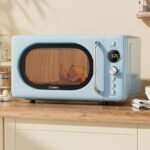 Devanti 20L Microwave Oven 800W Blue - Image 7