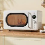 Devanti 20L Microwave Oven 700W Cream - Image 7