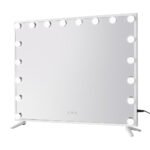 80x65cm Embellir Makeup Mirror Hollywood Vanity with LED Light White Frame - Image 7
