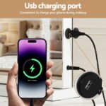 Embellir Bluetooth Makeup Mirror 58x46cm Hollywood Vanity with LED Light Crystal - Image 6