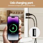 Embellir Bluetooth Makeup Mirror 80x58cm Hollywood Vanity with LED Light Wall - Image 6