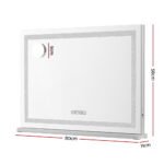 Embellir Bluetooth Makeup Mirror 80x58cm Hollywood Vanity with LED Light Crystal - Image 2