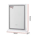 Embellir Bluetooth Makeup Mirror 58x80cm Hollywood Vanity with LED Light Crystal - Image 2