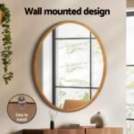 Embellir Wall Mirror Wooden Makeup 80cm - Image 4