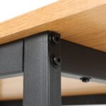 Artiss Dining Table 6 Seater Kitchen Cafe Rectangular Wooden Table 150CM - Image 4