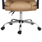 Artiss Executive Office Chair Leather Recliner Espresso - Image 3
