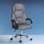 Artiss Executive Office Chair Recliner Grey - Image 8