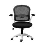 Artiss Mesh Office Chair Mid Back Black - Image 3