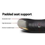 Artiss Mesh Office Chair Mid Back Black - Image 6