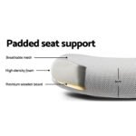 Artiss Mesh Office Chair Mid Back Grey - Image 6