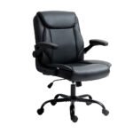 Artiss Executive Office Chair Mid Back Black - Image 7