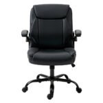 Artiss Executive Office Chair Mid Back Black - Image 3