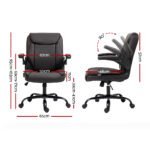 Artiss Executive Office Chair Mid Back Brwon - Image 2