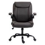 Artiss Executive Office Chair Mid Back Brwon - Image 3