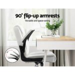 Artiss Executive Office Chair Mid Back White - Image 5