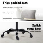 Artiss Executive Office Chair Mid Back White - Image 6