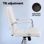 Artiss Office Chair Seat PU Work Computer Desk Chairs - Image 5