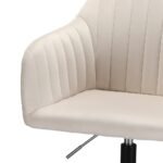 Artiss Office Chair Velvet Seat Cream - Image 3