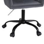 Artiss Office Chair Velvet Seat Dark Grey - Image 4