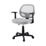 Artiss Mesh Office Chair Computer Gaming Desk Chairs Work Study Mid Back Grey - Image 7