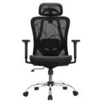 Artiss Ergonomic Office Chair Recline Black - Image 3
